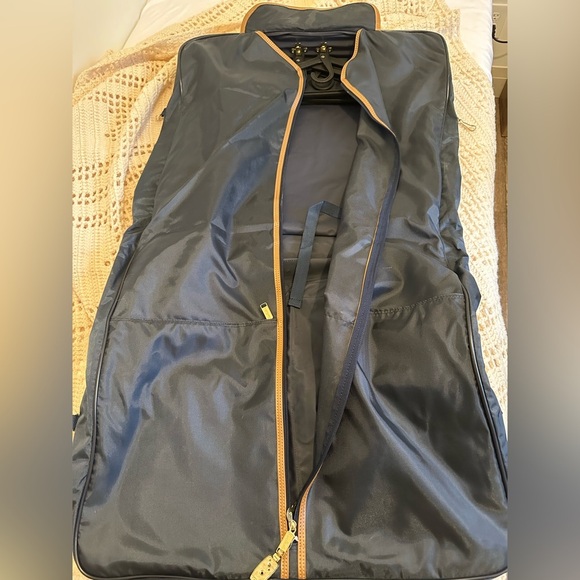 Pierre Cardin Navy Blue Travel Bag Vintage Garment Bag - Picture 5 of 9